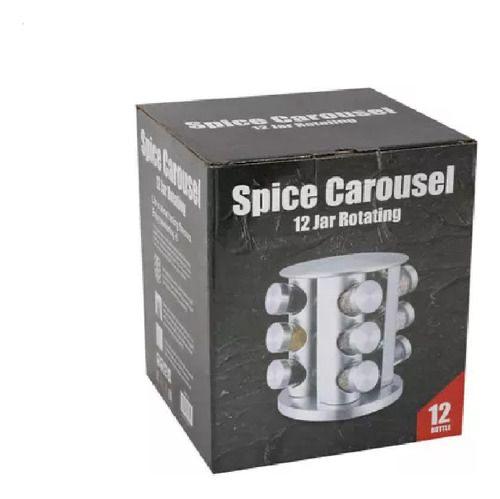 ORGANIZADOR DE ESPECIAS GIRATORIAS 12 PZ